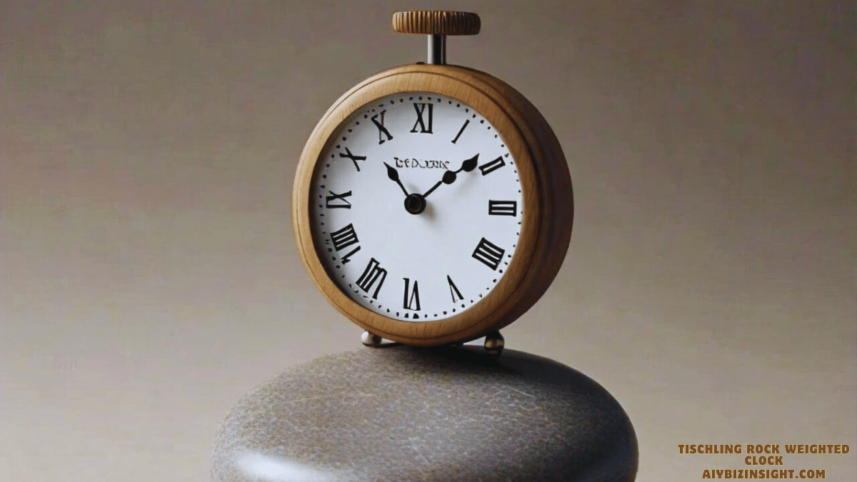 Tischling Rock Weighted Clock: The Fusion of Functionality