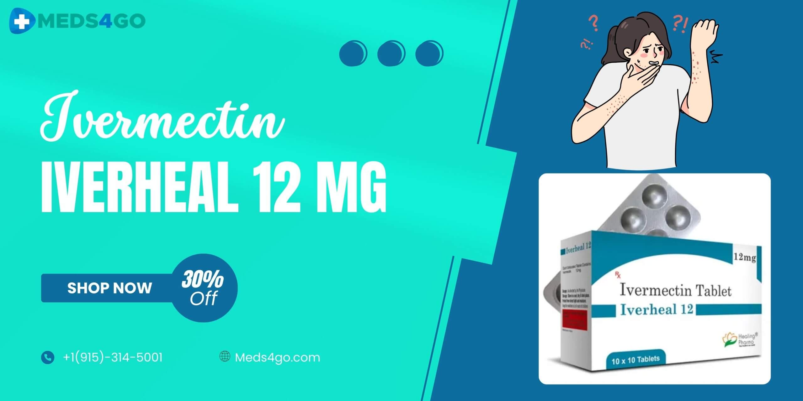 Ivermectin 12 mg Helps Prevent Blindness and Reduce Skin Symptoms