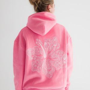 Why Everyone Loves Wearing Pink Palm Puff Hoodie Every Single Day
