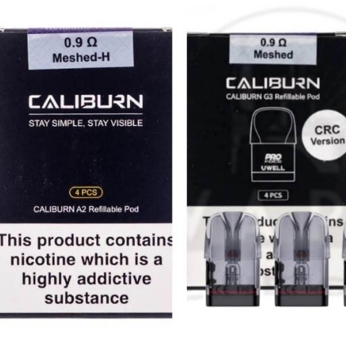 Experience Smooth Vaping with Uwell Caliburn A2 Pods and Uwell Caliburn G3 Pod by Vape Online Store