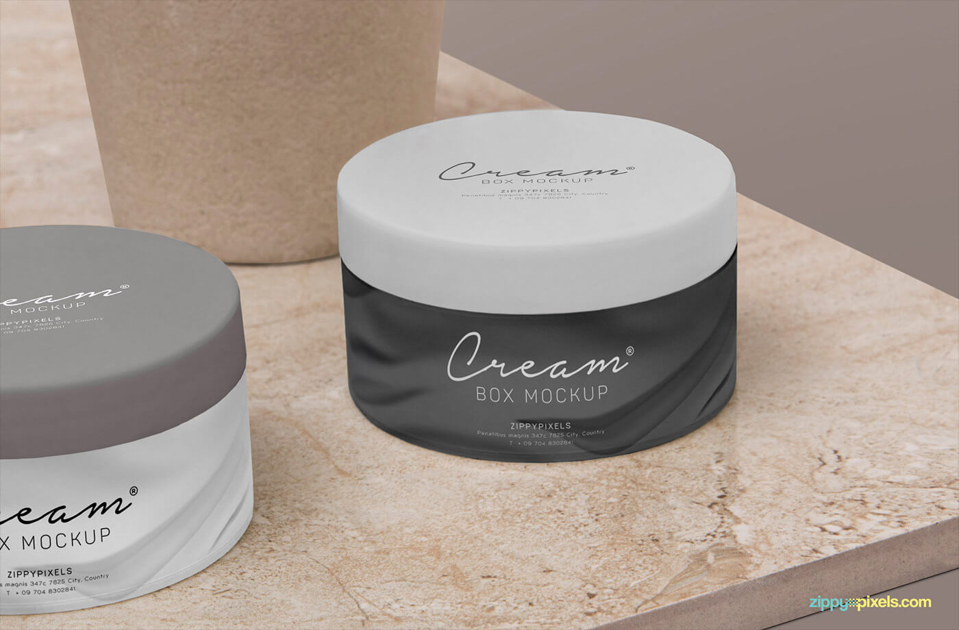 custom cream boxes