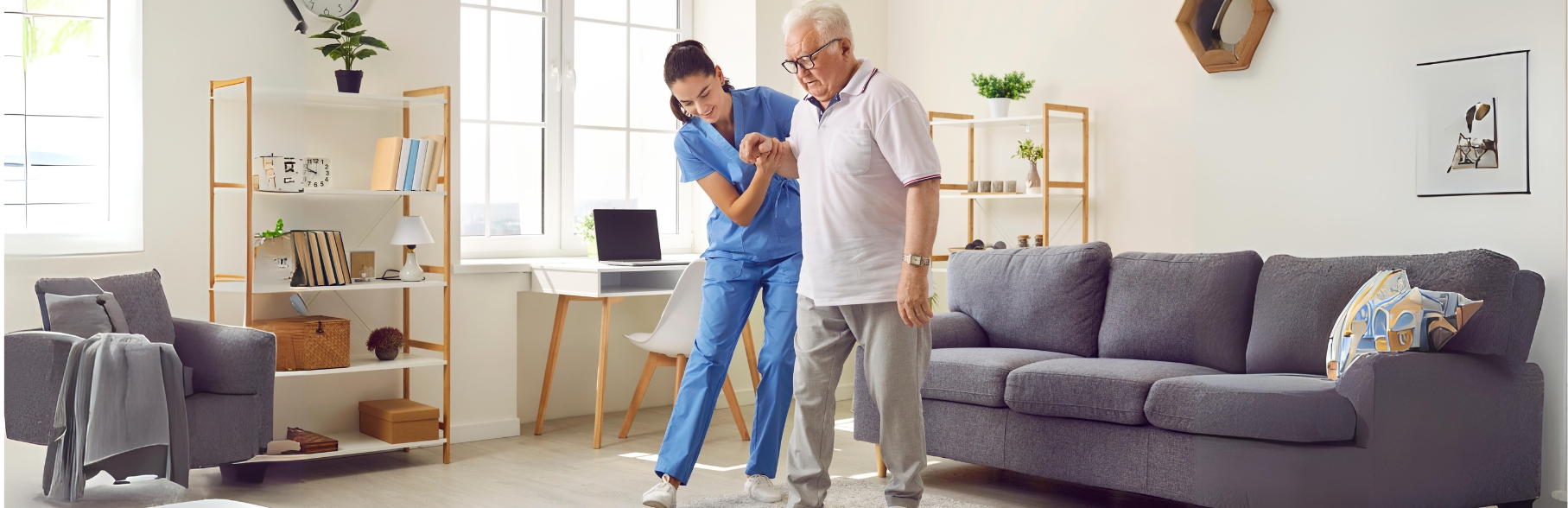 Can Elderly Patients Benefit from Physiotherapy at Home?